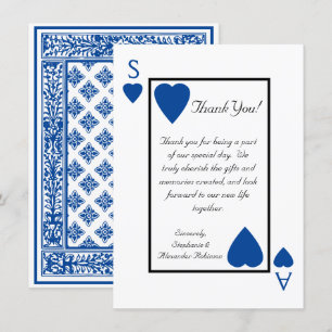 Cartões de Agradecimento de Casamento de Vegas em 