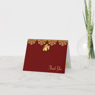 Cartões de Agradecimento de Casamento Ganesh