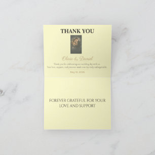 Cartões de Agradecimento de Casamento   Notas de G