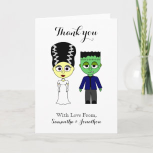 Cartões de Agradecimento de Casamento para Casais