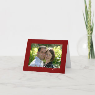 Cartões de Agradecimento de Casamento Personalizad