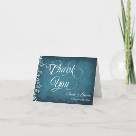 Cartões de Agradecimento de Casamento Personalizad