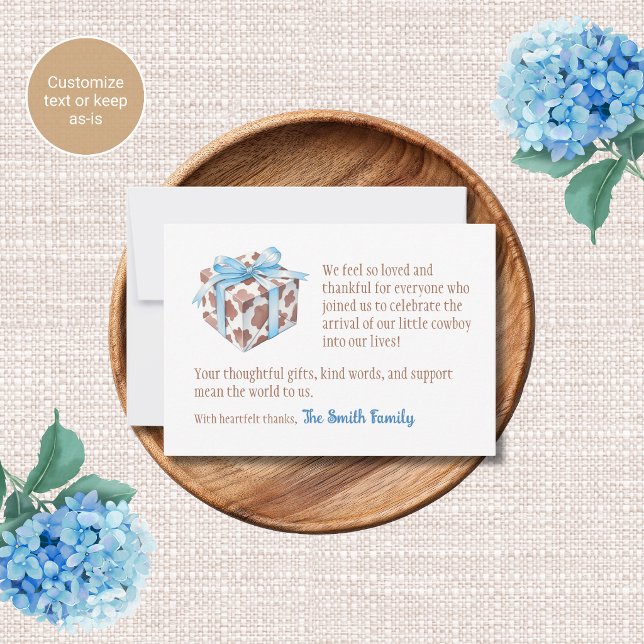 Cartões de Agradecimento de Chuveiro de Bebê Tema  (Criador carregado)