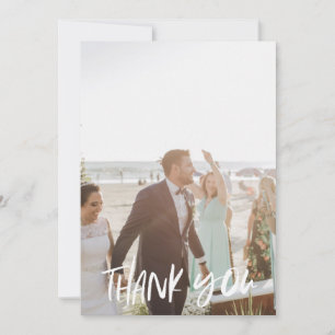 Cartões de Agradecimento de Fotos de Casamento Sum