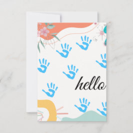 Cartões de agradecimento de guirlanda de folhas de