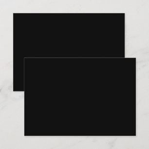 Cartões de Agradecimento de Luxo Preto com Foto
