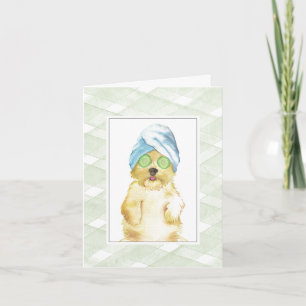 Cartões de Agradecimento de Morkie Poo em Aquarela