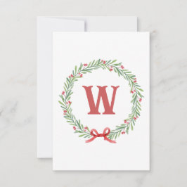 Cartões de Agradecimento de Natal Personalizados c