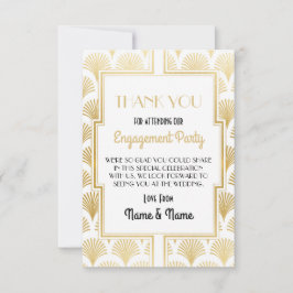 Cartões de Agradecimento de Noivado de Casamento d