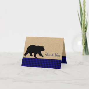 Cartões de Agradecimento do Urso