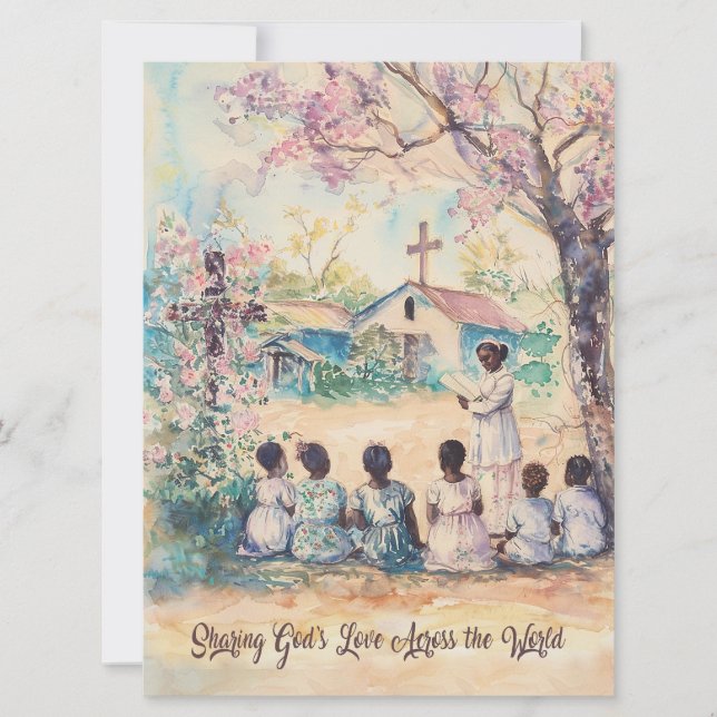 Cartões de agradecimento em massa das Missões Sale (Frente)