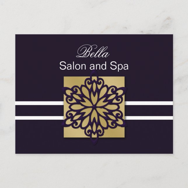 Cartões de Agradecimento Empresariais Floco de Nev (Frente)