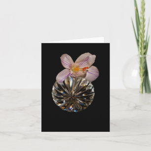Cartões de Agradecimento Flores e Cristal