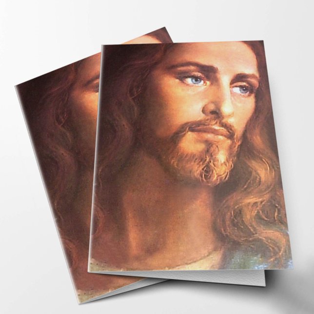 Cartões De Agradecimento Funcional | Cristianismo  (Christianity Jesus Sympathy Condolence Bereavement Catholic Religious Funeral Thank You Card)