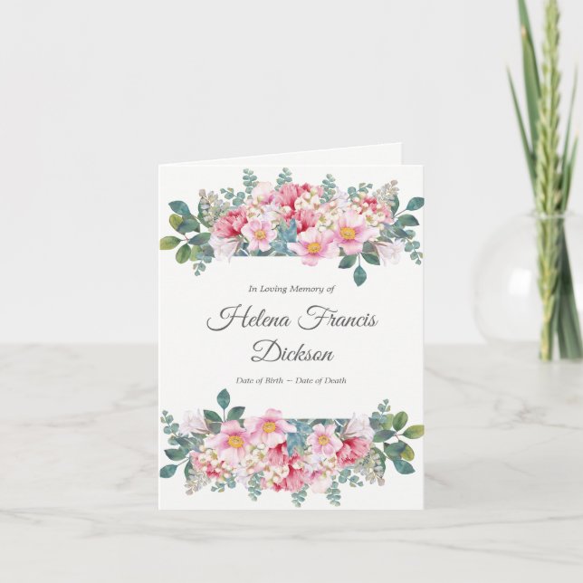 Cartões De Agradecimento Funcional | Jardim de Per (Frente)