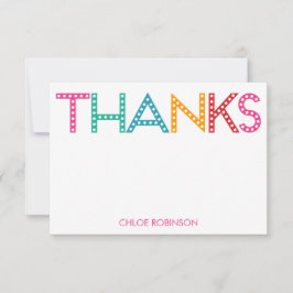 Cartões de Agradecimento - Hora da Festa - Azul