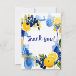 Cartões de agradecimento La Dolce Vita 