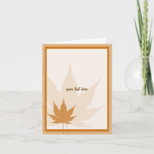Cartões de Agradecimento Maple Leaf