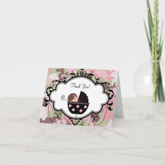 Cartões de Agradecimento para Bebê com Camuflagem