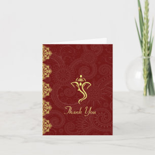 Cartões de Agradecimento para Casamento Vinayaka