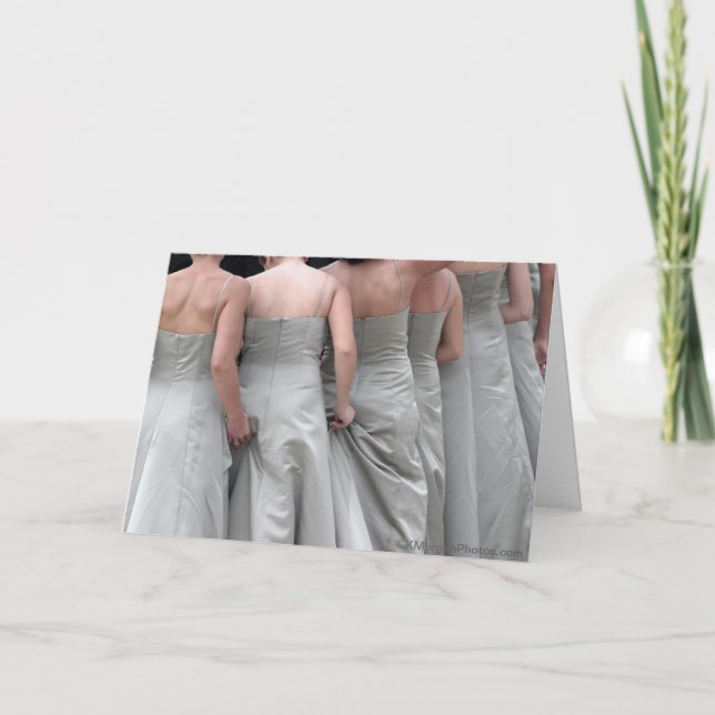 Cartões de Agradecimento para Padrinhas "Ajustes M (Frente)