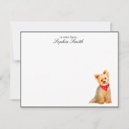 Cartões de agradecimento personalizados de Yorkshi