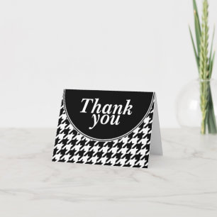 Cartões de agradecimento personalizados em xadrez