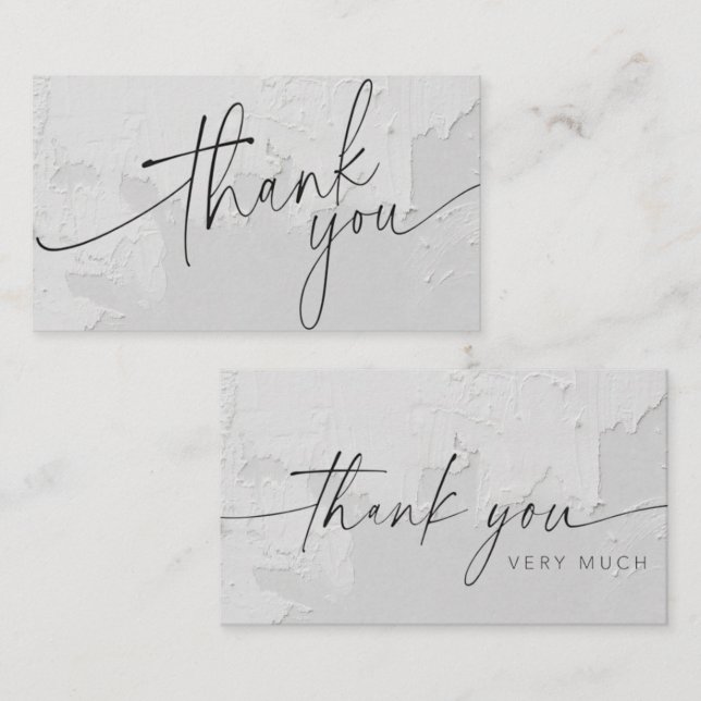 Cartões de Agradecimento Profissional para Formatu (Frente/Verso)