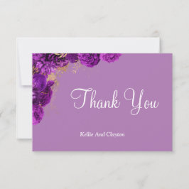 Cartões De Agradecimento Puros E Dourados