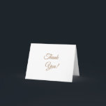 Cartões de agradecimento Simples E Dobrados<br><div class="desc">Disponível em diferentes tamanhos e tipos de papel. Vem com ou sem envelope(s) branco(es). Personalizável.</div>