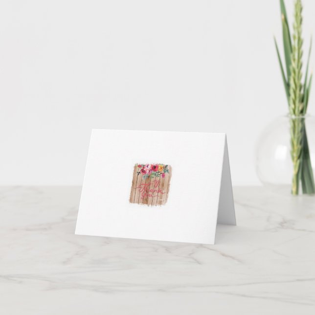 Cartões de agradecimentos (Frente)