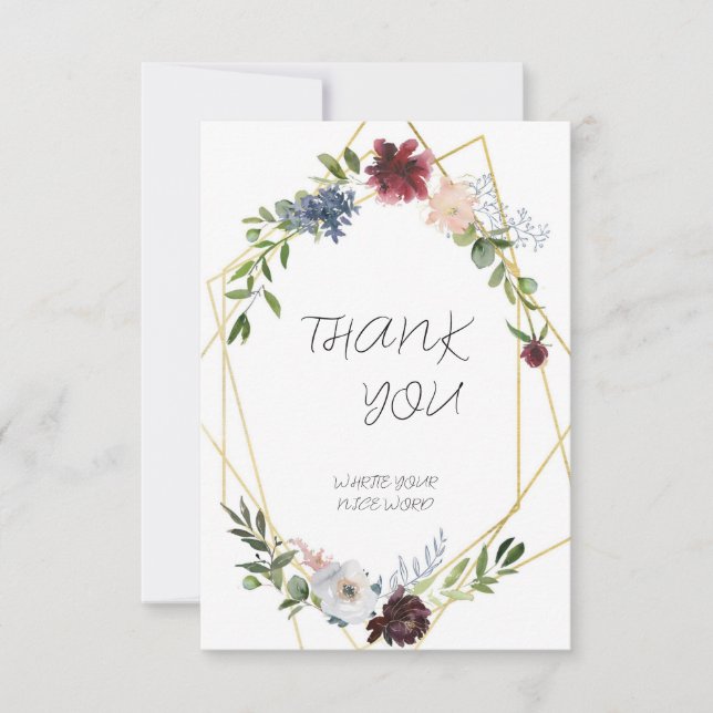 Cartões de agradecimentos (Frente)