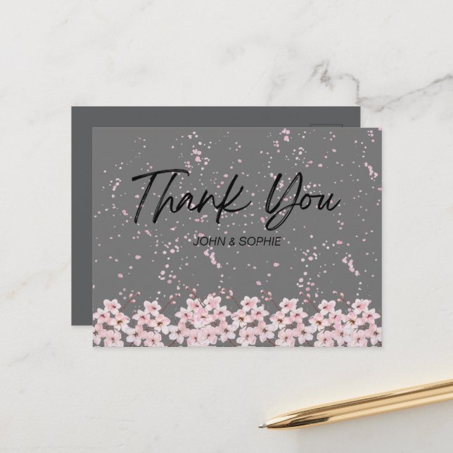 CARTÕES DE AGRADECIMENTOS (Frente/Verso In Situ)