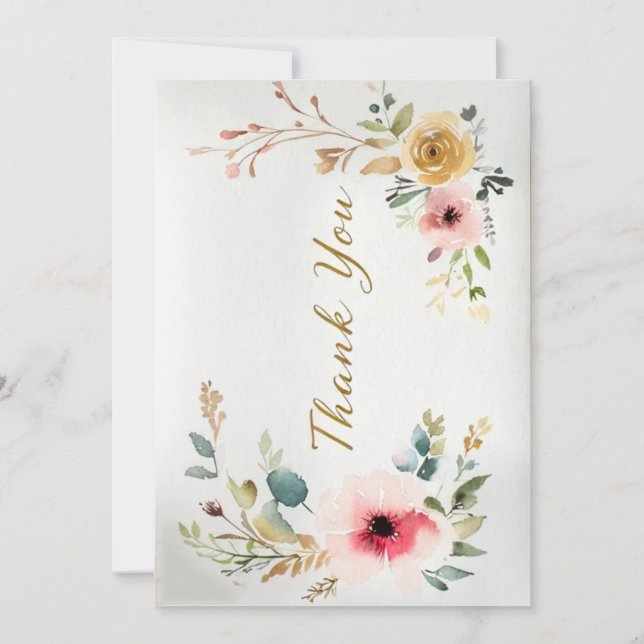 Cartões de agradecimentos (Frente)