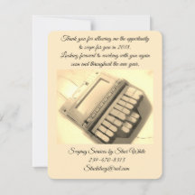 Cartões de agradecimentos