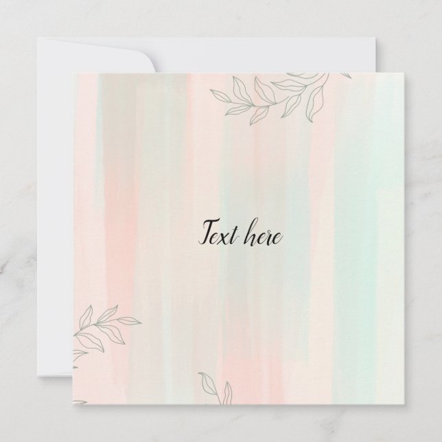 Cartões de agradecimentos (Frente)