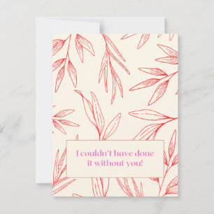 Cartões de agradecimentos