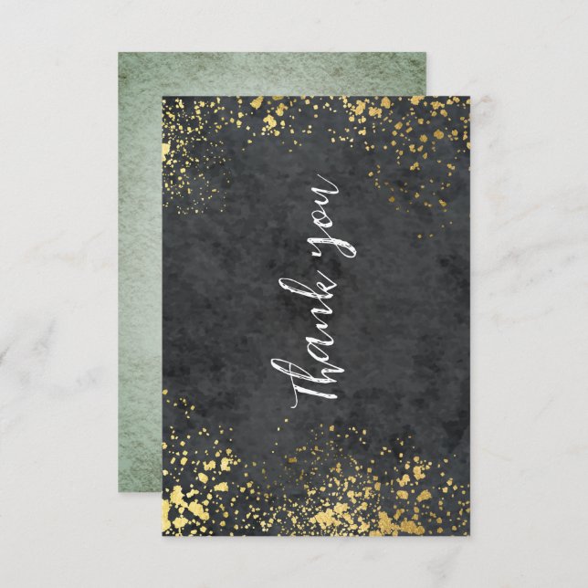 Cartões de agradecimentos 3,5"x5 (Frente/Verso)