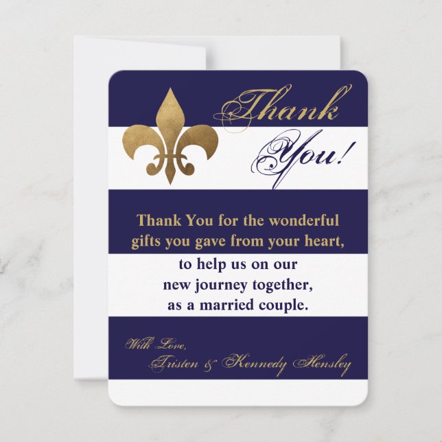 cartões de agradecimentos 4x5 FLAT Marinho de faix (Frente)