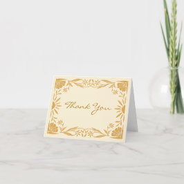 Cartões de agradecimentos amarelo sunshine