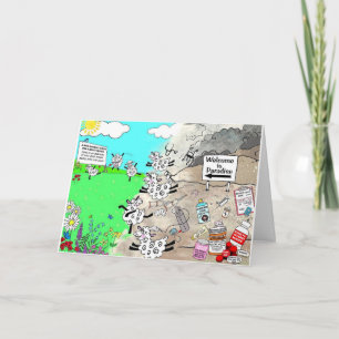 cartões de agradecimentos "Apenas Ao Redor Do Cant