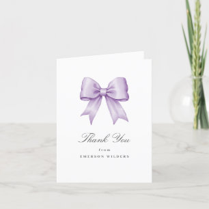 Cartões de agradecimentos Arco Lilac Purple Vintag