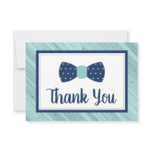 Cartões de agradecimentos arco, Marinho, Aqua