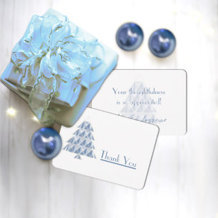 Cartões de agradecimentos Azul de Noel Joyoux