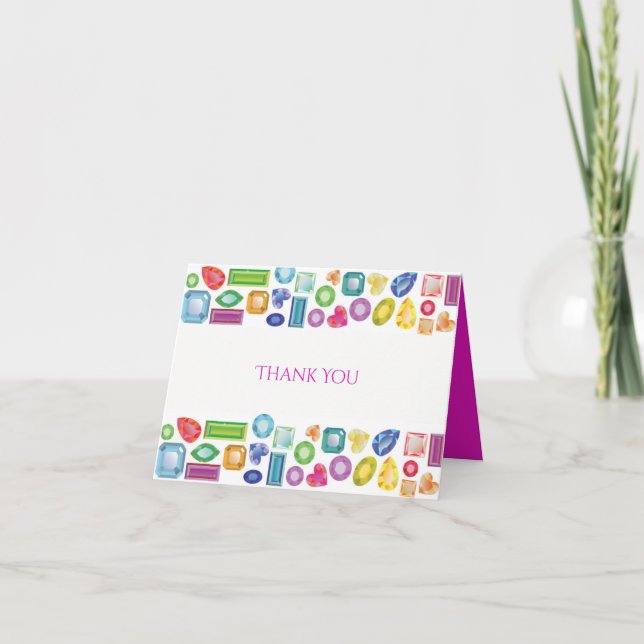 CARTÕES DE AGRADECIMENTOS BLING Party (Frente)