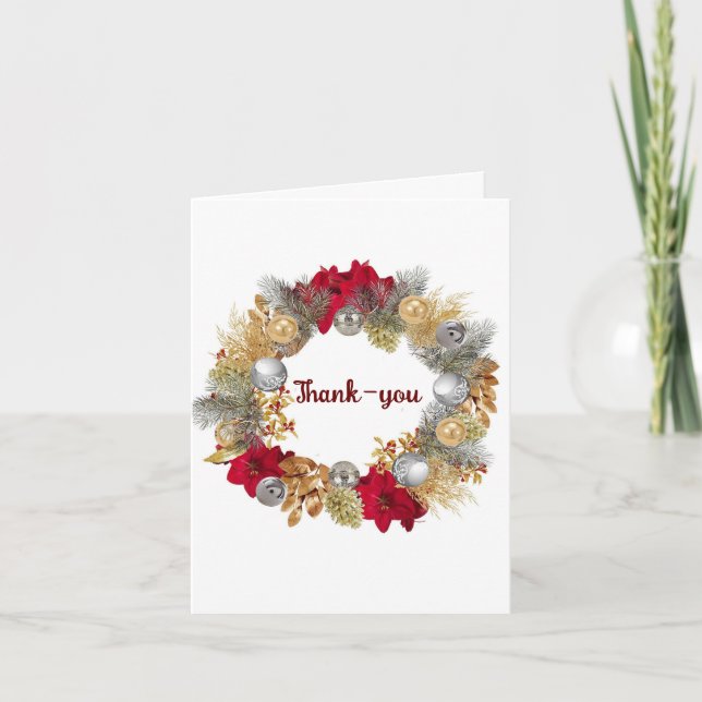 Cartões de agradecimentos bonito (Frente)