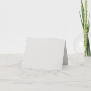 Cartões de agradecimentos branco Elegante Platinum
