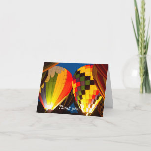 Cartões de agradecimentos Brilhante de Balões de A
