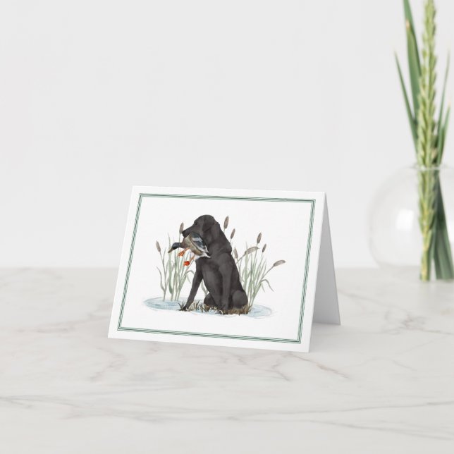 Cartões de agradecimentos caçador de patos do sul (Frente)