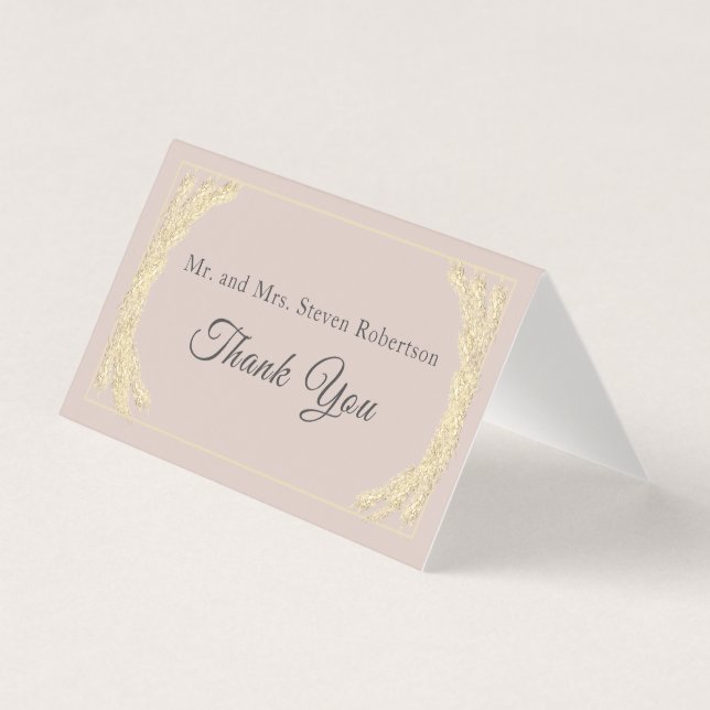 Cartões de agradecimentos Casamento no inverno cat (Frente)